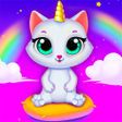 Ícone do programa: Unicorn Cat Princess Baby…