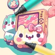 プログラムのアイコン：Coloring 3D: Painting Boo…