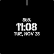 ไอคอนของโปรแกรม: Clean Watch Face