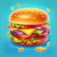 أيقونة البرنامج: Food Tile 3D: Triple Matc…