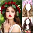 Women Flower Crown Photo Suit