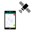 SurveyGPS　SIMA読込端末GPSで既知点調査