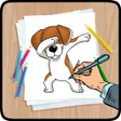 أيقونة البرنامج: How To Draw Dogs