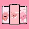 Icoon van programma: Pink Beaver Loopy Wallpap…