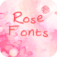 أيقونة البرنامج: Rose Fonts
