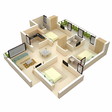 程序图标：100 Best 3D Home Plans Mi…