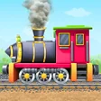 أيقونة البرنامج: Kids Train Game: Build St…