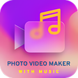 أيقونة البرنامج: Photo Video Maker With Mu…