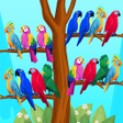 Ikona programu: Bird Puzzle - Sort By Col…