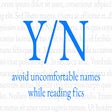 ไอคอนของโปรแกรม: Fanfic Name Substitution