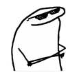 أيقونة البرنامج: Flork Memes Stickers wast…