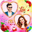 Symbol des Programms: Love Heart Dual Photo Fra…
