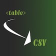 Table To CSV