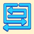 أيقونة البرنامج: Arrow Escape King Up