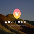 Worthwhile: New Tab Life Countdown Clock icon