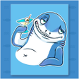 Ikon program: Cute Shark Stickers