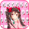 Icon of program: Anime Pink Girl Keyboard …