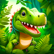 程序图标：Kids dinosaur games for b…