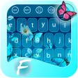 Neon Butterfly Keyboard