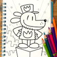 Icoon van programma: Dog Man Coloring Book