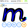Trace pre-cursive icon