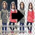 Auto background remover by object recognition icon