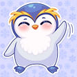 أيقونة البرنامج: Cute Penguin Stickers