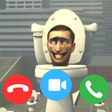 Иконка программы: Skibidi toilet: fake call