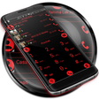 Icon of program: Dialer Theme Black Red dr…