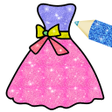 Biểu tượng của chương trình: Glitter Fashion Coloring …