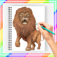 プログラムのアイコン：How to Draw Lion Step by …