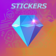 プログラムのアイコン：Diamonds Legends Stickers