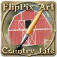 Programın simgesi: FlipPix Art - Country Lif…