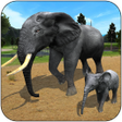Ikon program: Wild Elephant Family Simu…
