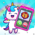 ไอคอนของโปรแกรม: Kids Baby Unicorn Phone G…