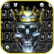 Crown Skull King Keyboard Back