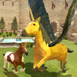 プログラムのアイコン：Flying Unicorn Sim :Pegas…