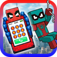 أيقونة البرنامج: Super Spider Hero Phone
