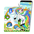プログラムのアイコン：Rainbow Pony Theme