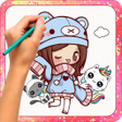 プログラムのアイコン：How to draw kawaii : Step…