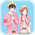 プログラムのアイコン：Cute Anime Couple Drawing…