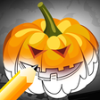 プログラムのアイコン：Halloween Coloring Book -…