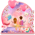 程序图标：Heart Couple Themes Live …