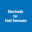 Ícone do programa: Shortcode for Font Awesom…