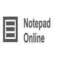 Symbol des Programms: Notepad Online