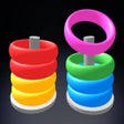 أيقونة البرنامج: Ring Stack - Color Sort