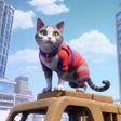 Иконка программы: Cat Parkour Game: Cat Gam…
