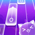 ไอคอนของโปรแกรม: Meow Tiles: Piano Cat Sou…