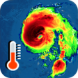 プログラムのアイコン：Huracanes y Tormentas act…