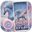 أيقونة البرنامج: Pink Flying Unicorn Theme